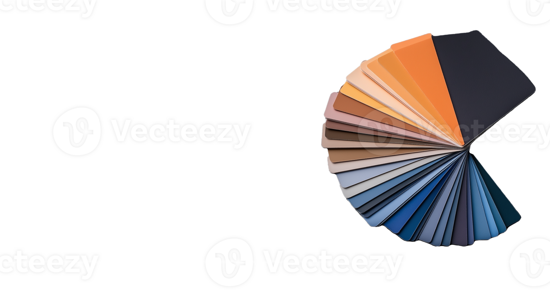 Colorful Palette of Fabric Swatches on Transparent Background png