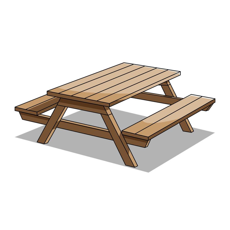 Garden Table Illustration vector