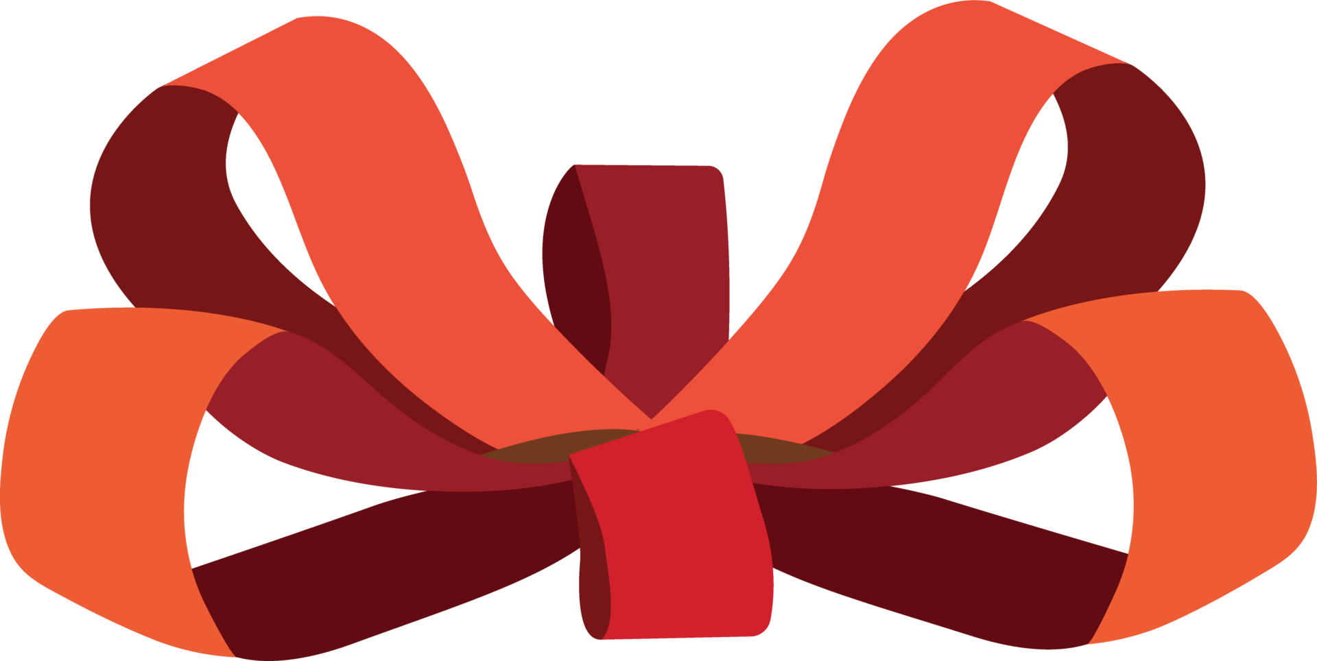 Cute Red Ribbon Bow Graphic Design png