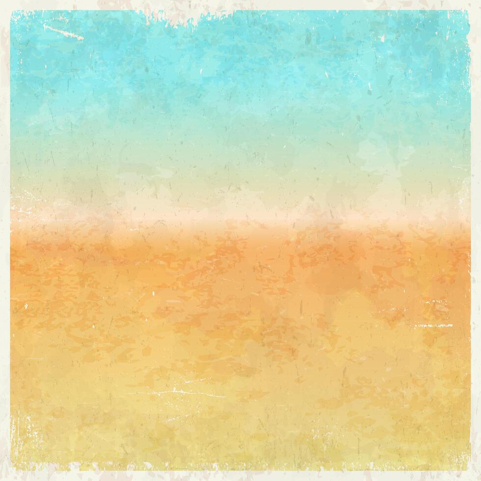 Vacation themed grungy background vector