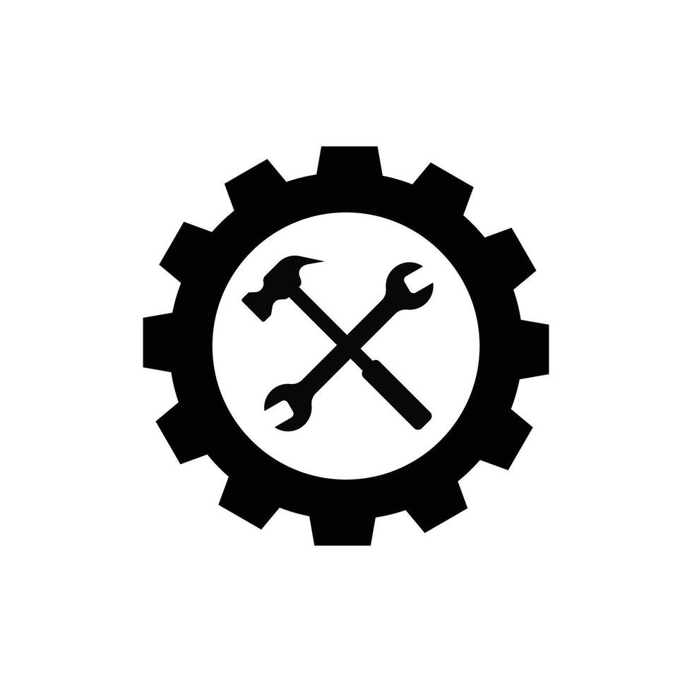 Service tool icon logo design concept idea vector