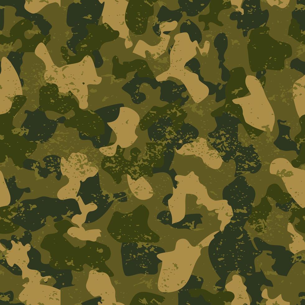 Camouflage military army fabric style texture grunge vector