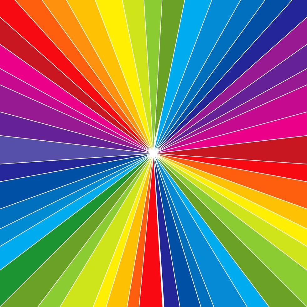 rainbow explosion background multicolored vector