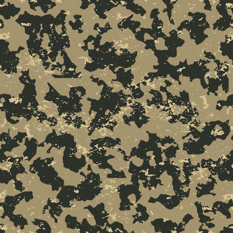 Seamless camouflage patterns grunge vector
