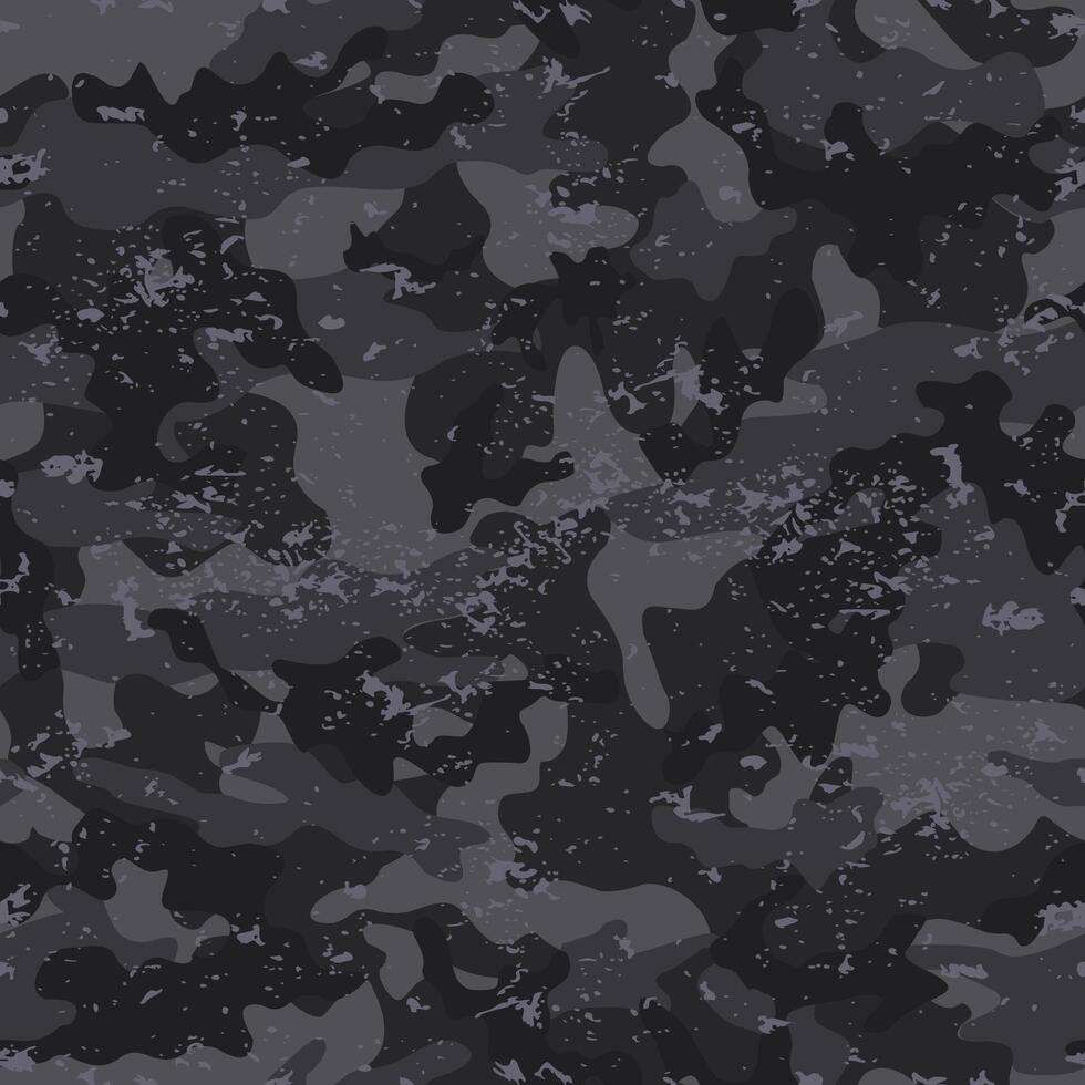 Seamless pattern camouflage gray grunge vector