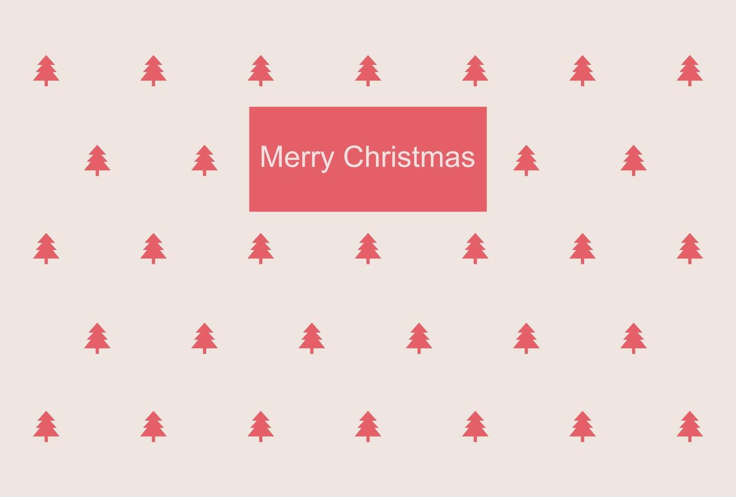 Christmas pattern with simple cute Christmas trees, nice decoration, design for Holidays decoration, wrapping paper, print, fabric or textile, Merry Christmas and Happy New Year vector