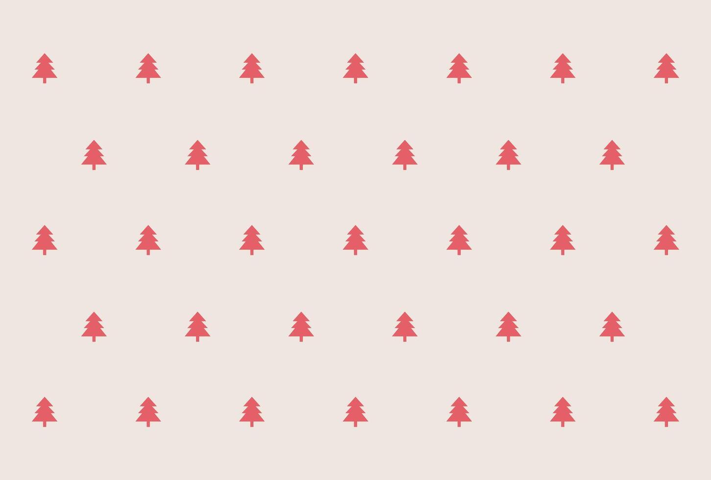 Christmas pattern with simple cute Christmas trees, nice decoration, design for Holidays decoration, wrapping paper, print, fabric or textile, Merry Christmas and Happy New Year vector