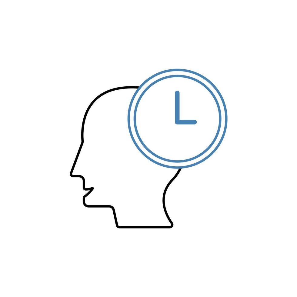 patience concept line icon. Simple element illustration. patience concept outline symbol design. vector