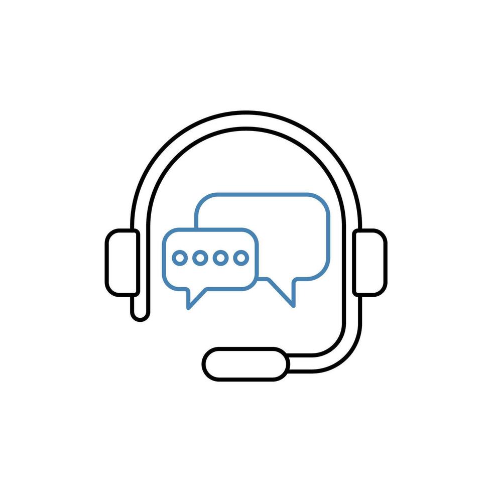 support concept line icon. Simple element illustration. support concept outline symbol design. vector