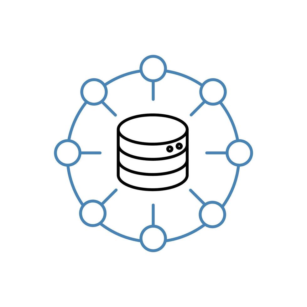 structure concept line icon. Simple element illustration. structure concept outline symbol design. vector