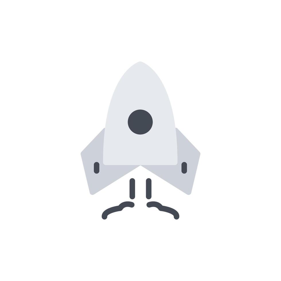 shuttle icon flat style vector