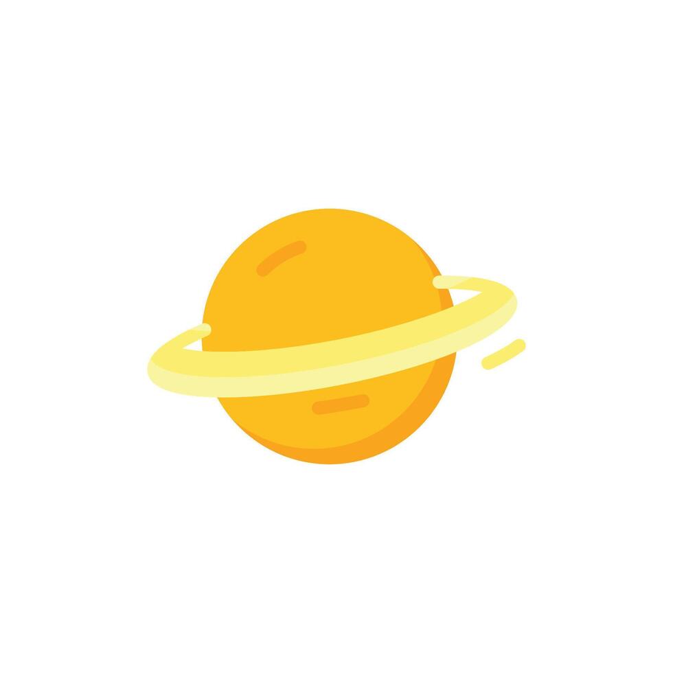 saturn icon space vector