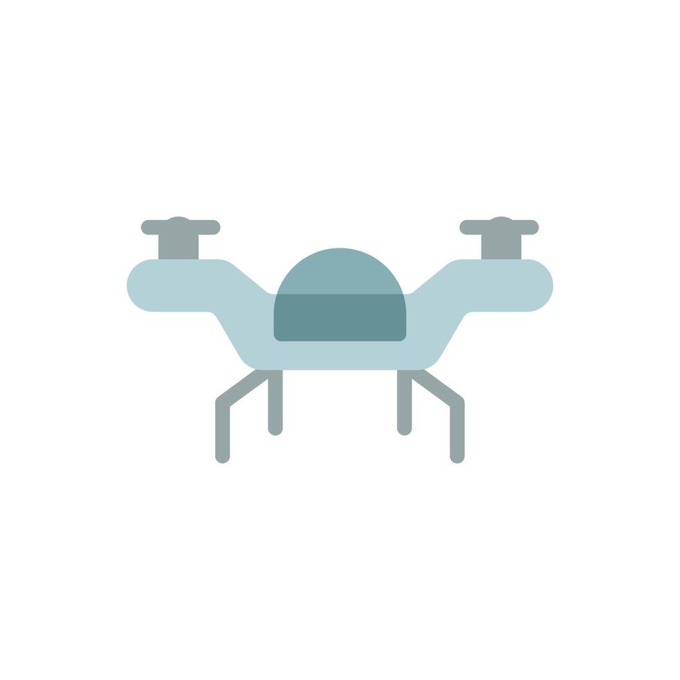 drone icon flat style vector