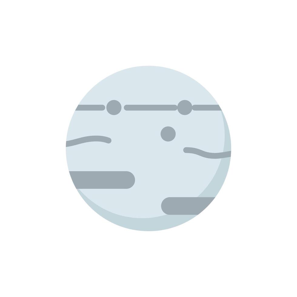 mercury icon flat style vector