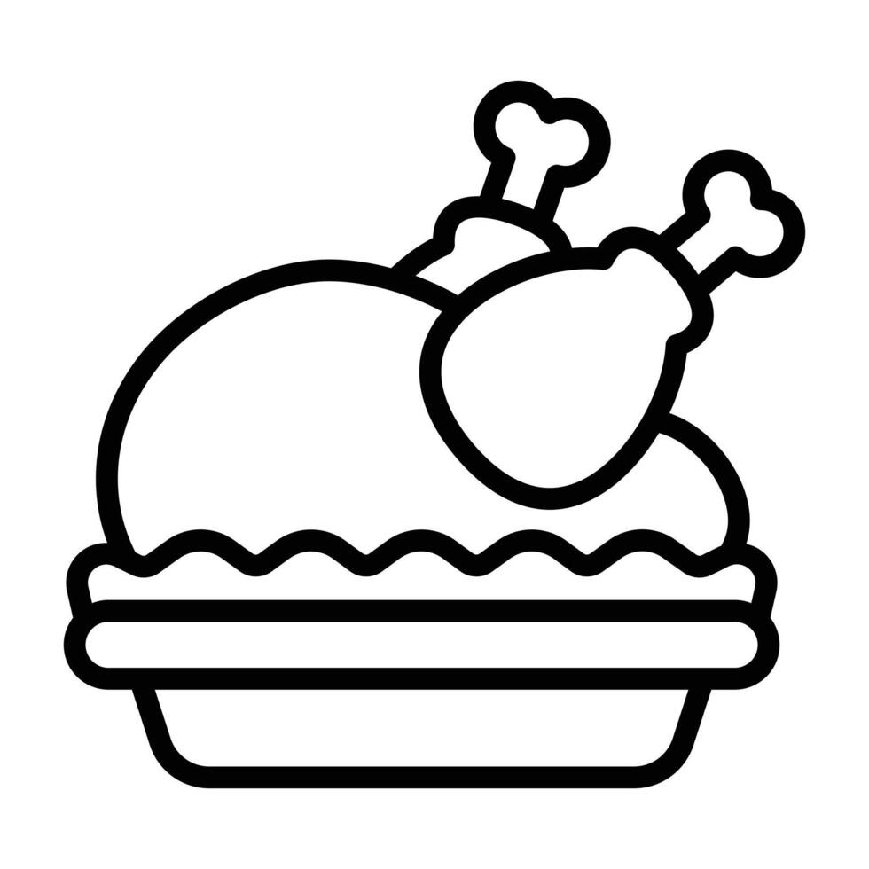 Simple Thanksgiving icon. The icon can be used for websites, print templates, presentation templates, illustrations, etc vector