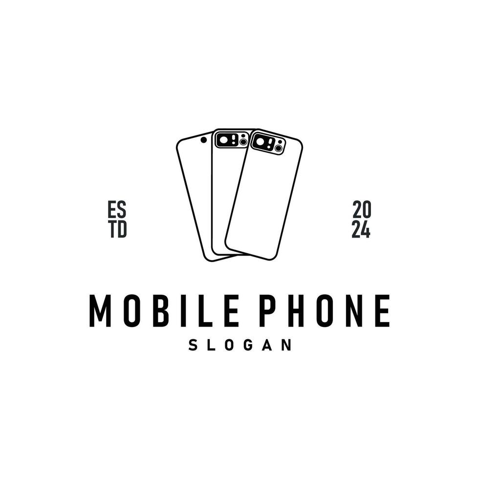 Smartphone logo communication electronic device vector