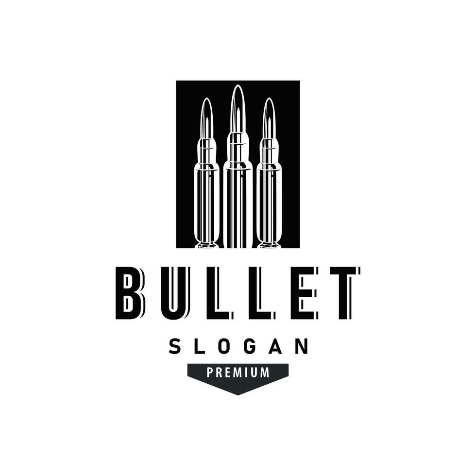 bullet logo illustration vector