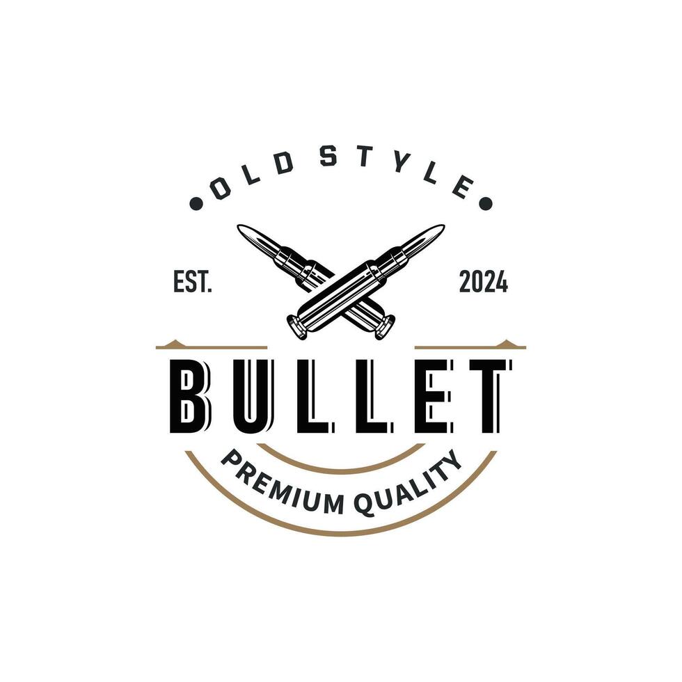 bullet logo template vector