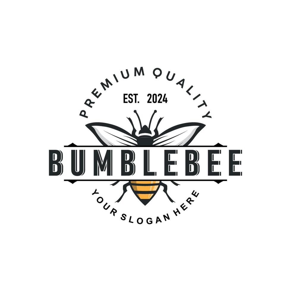 Honey Logo Design Minimalist vector