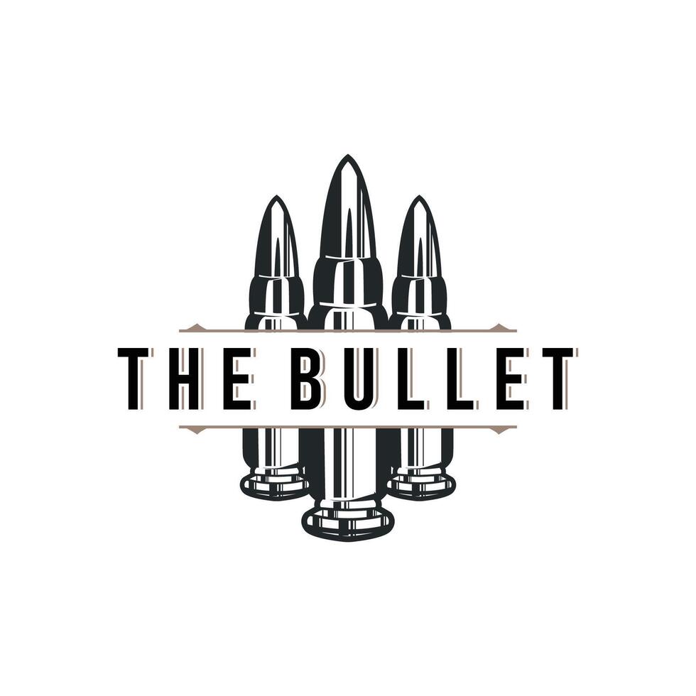 bullet logo design vector