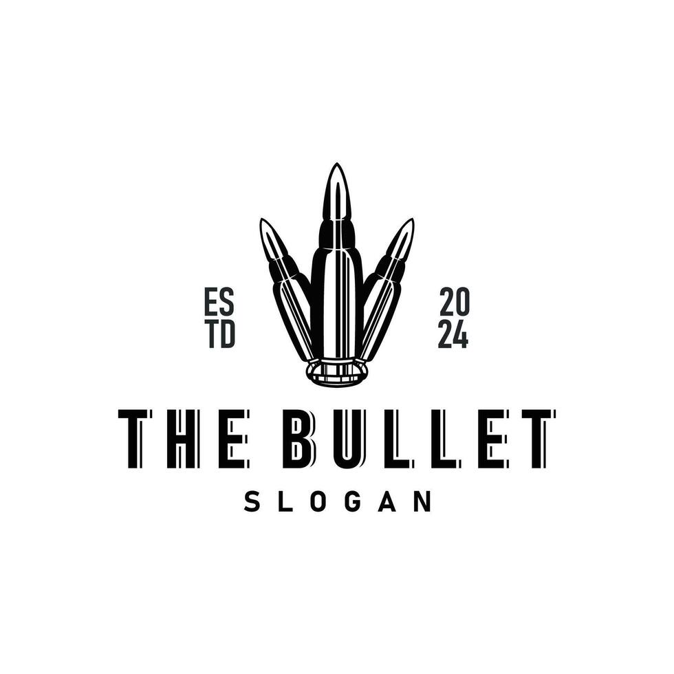 bullet logo template illustration vector