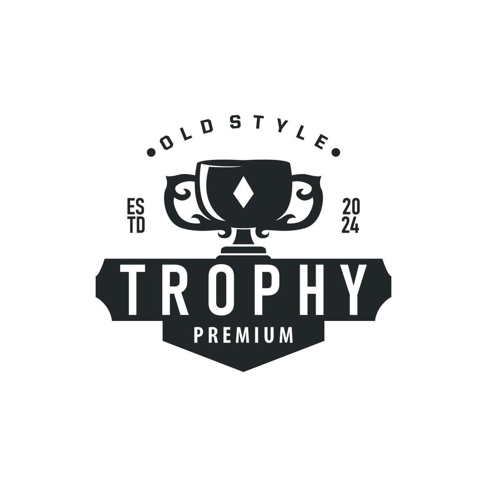 Trophy Logo Sports vector