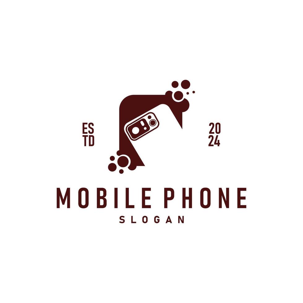Smartphone logo illustration vector