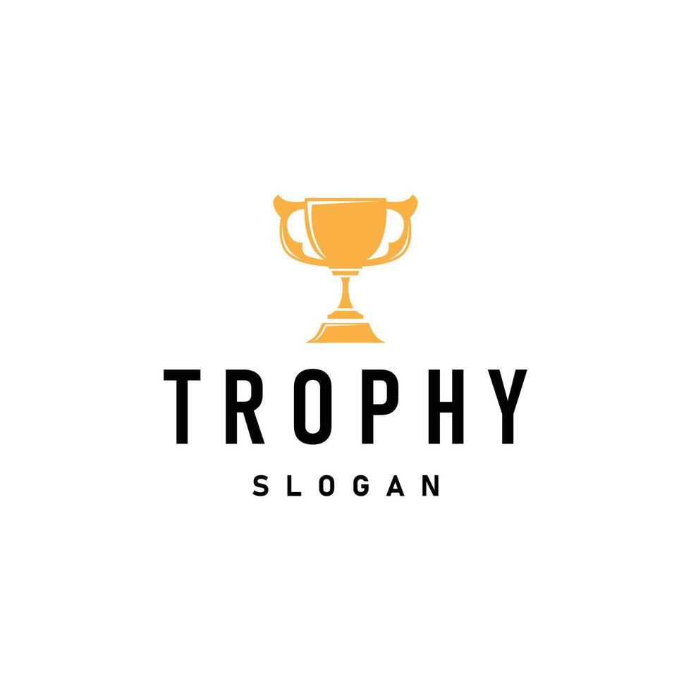 Trophy Logo Victory Award vector