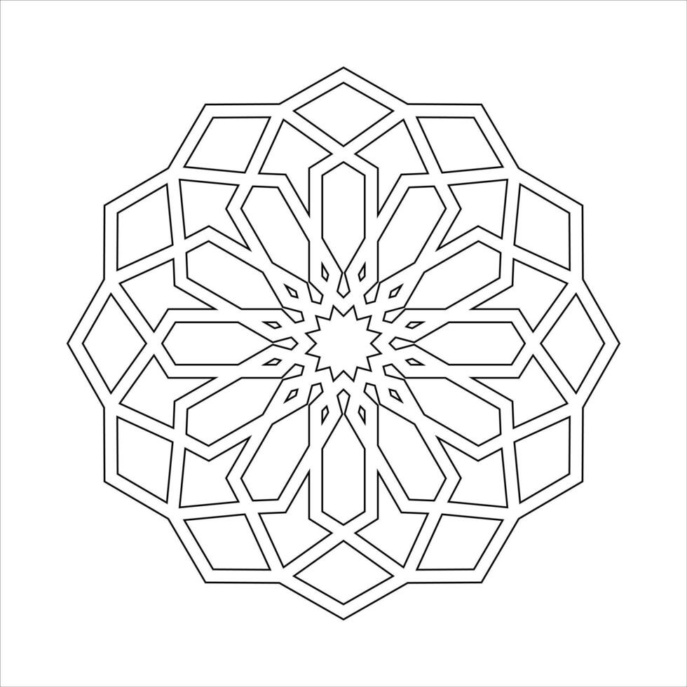 Islamic Mandala Patterns for Creative Projects. vector