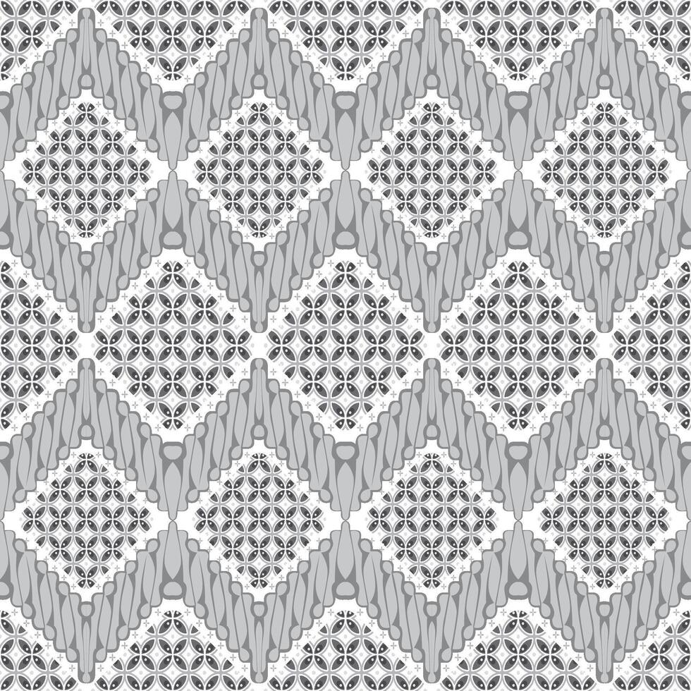 Seamless Pattern Batik vector