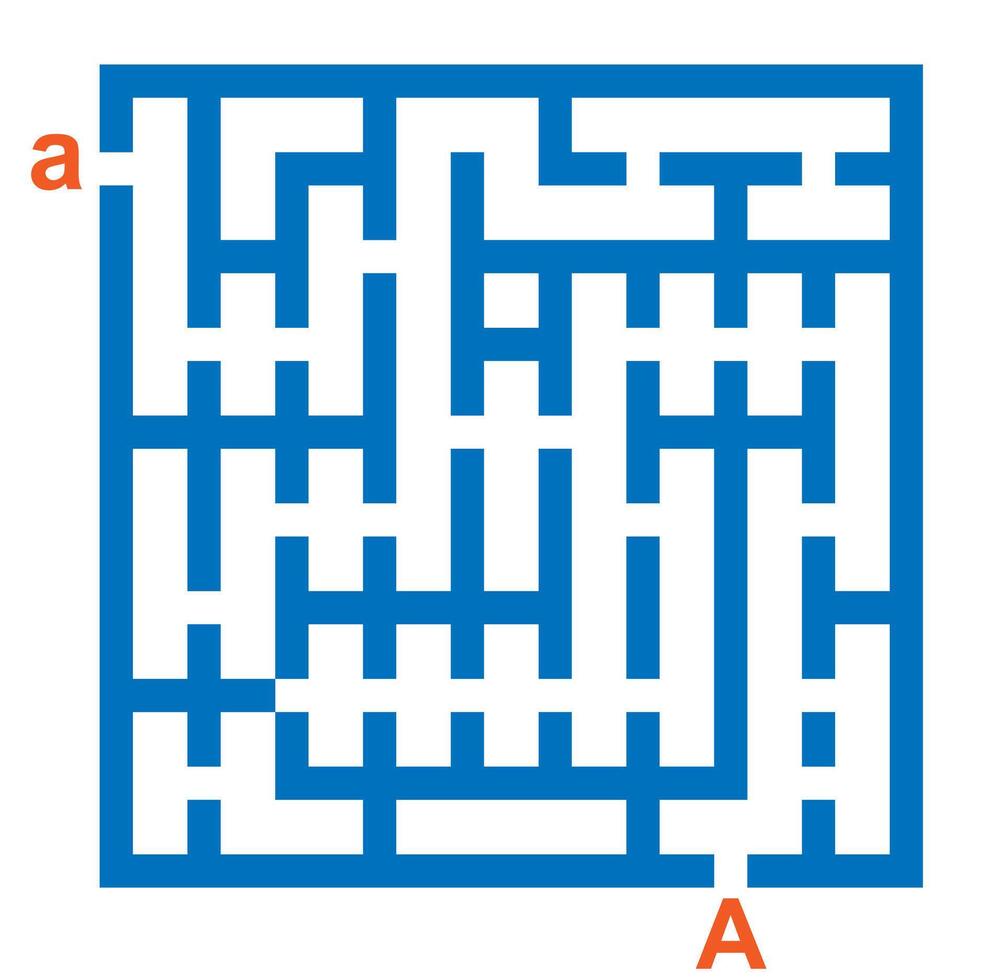 Maze game for kids. Labyrinth. vector