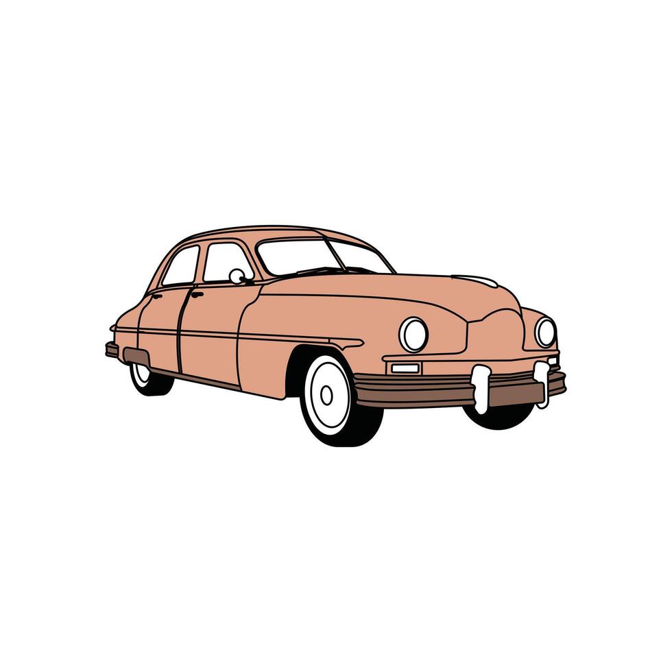 Car Classic modern vintage design, vehicle for your industry, brand, and etc, suitable for your company vector