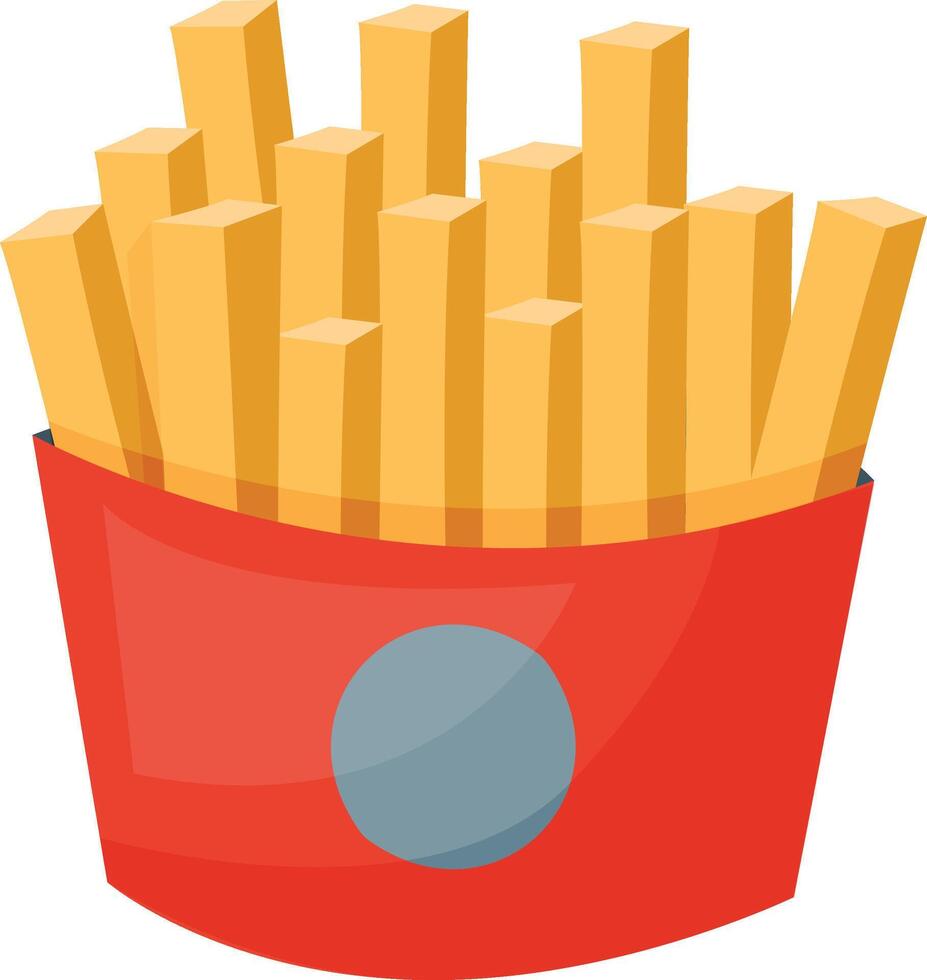 French Fries Illustration vector