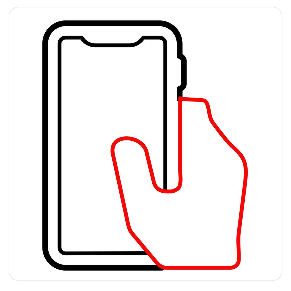 Have Power In hand icon concept vector