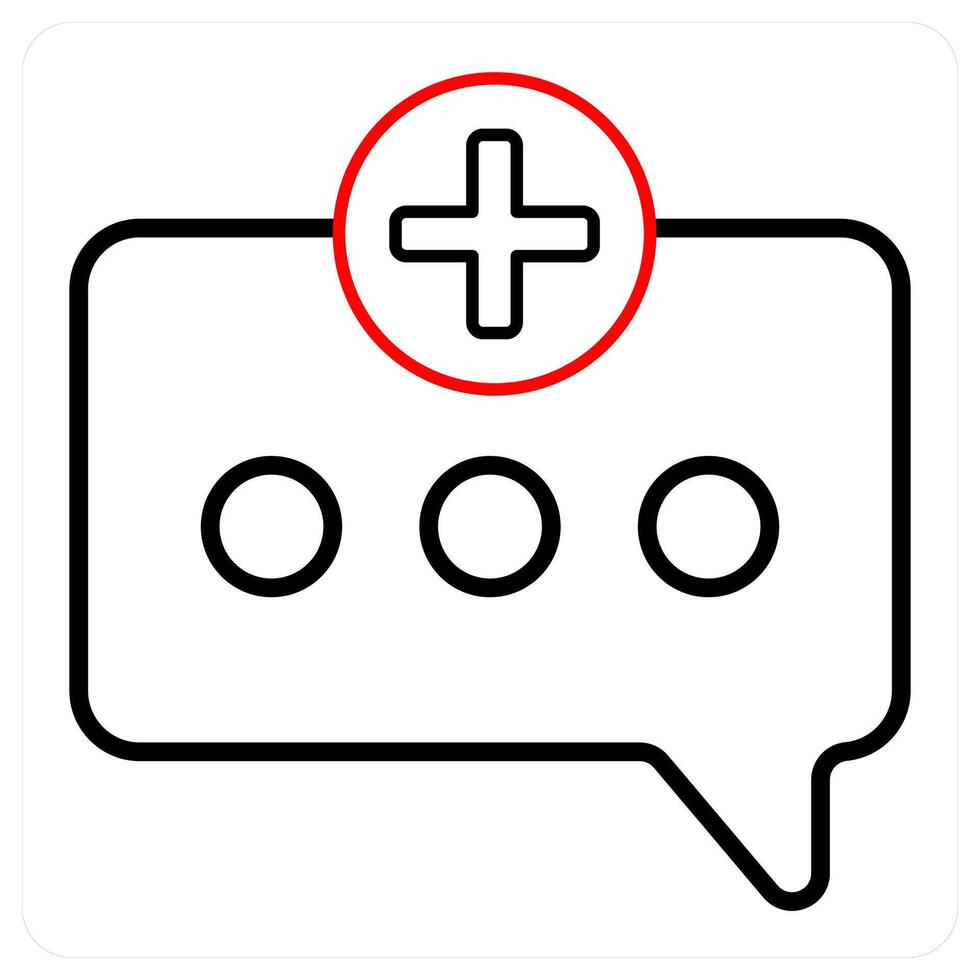 Add Message and chat icon concept vector