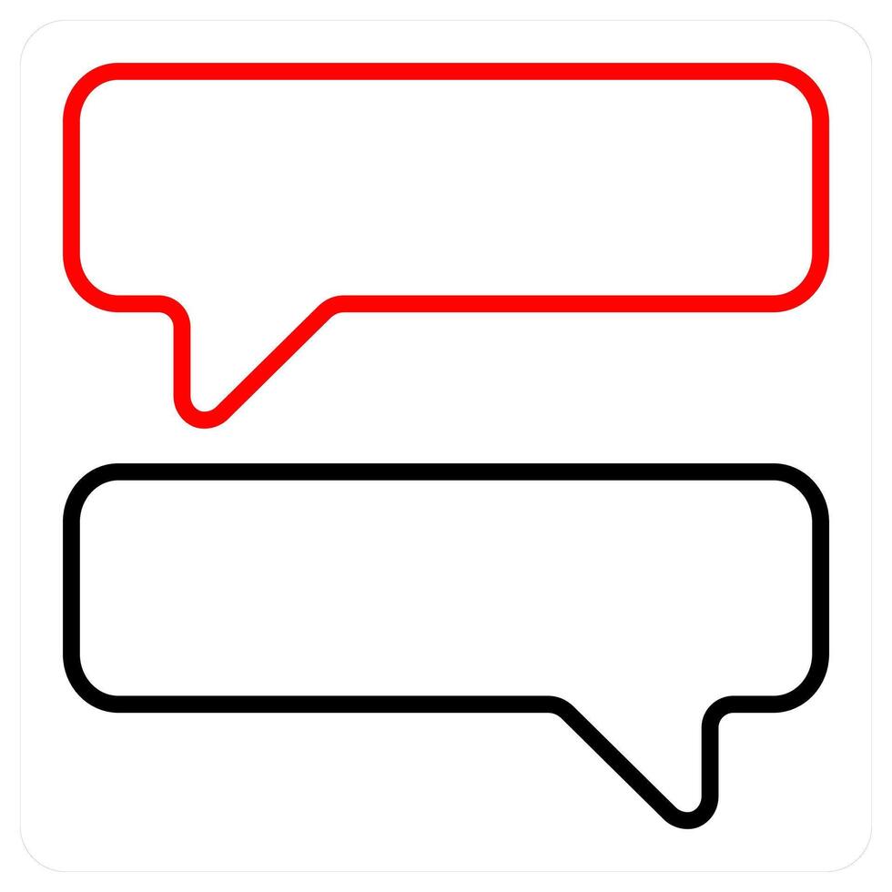 Chat and message icon concept vector