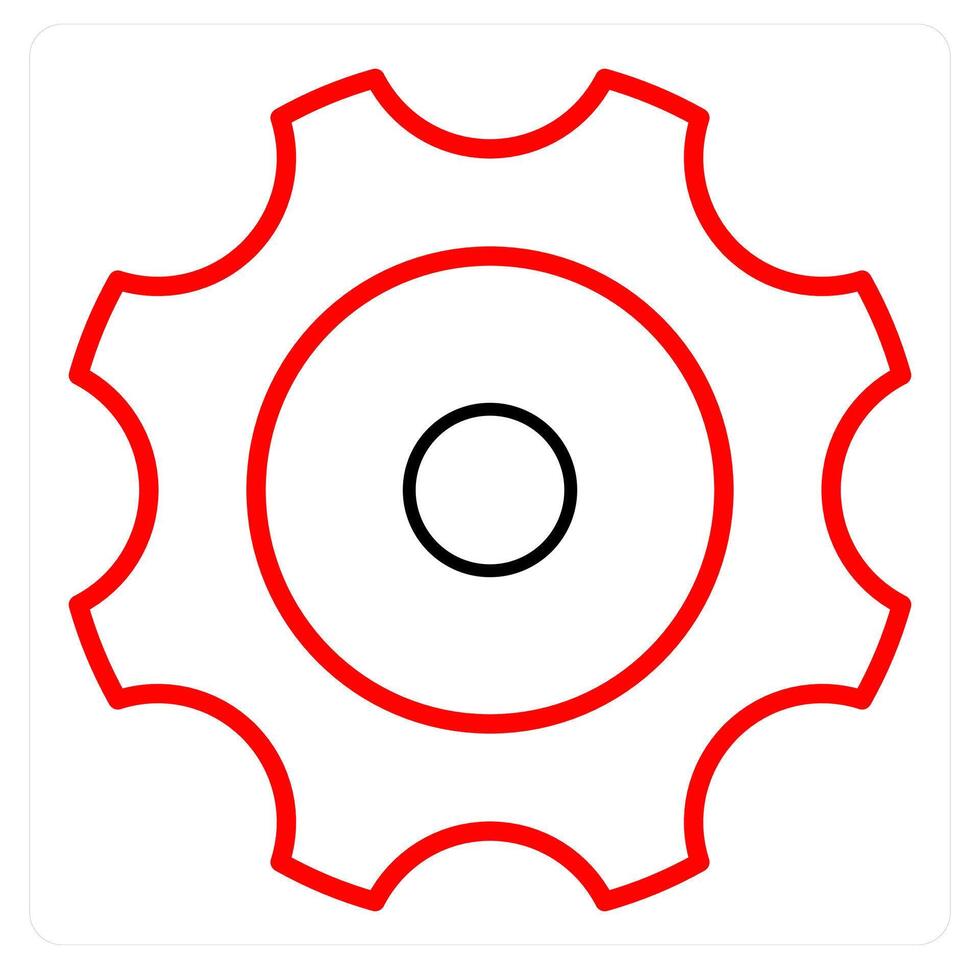Gear and setting icon concept vector