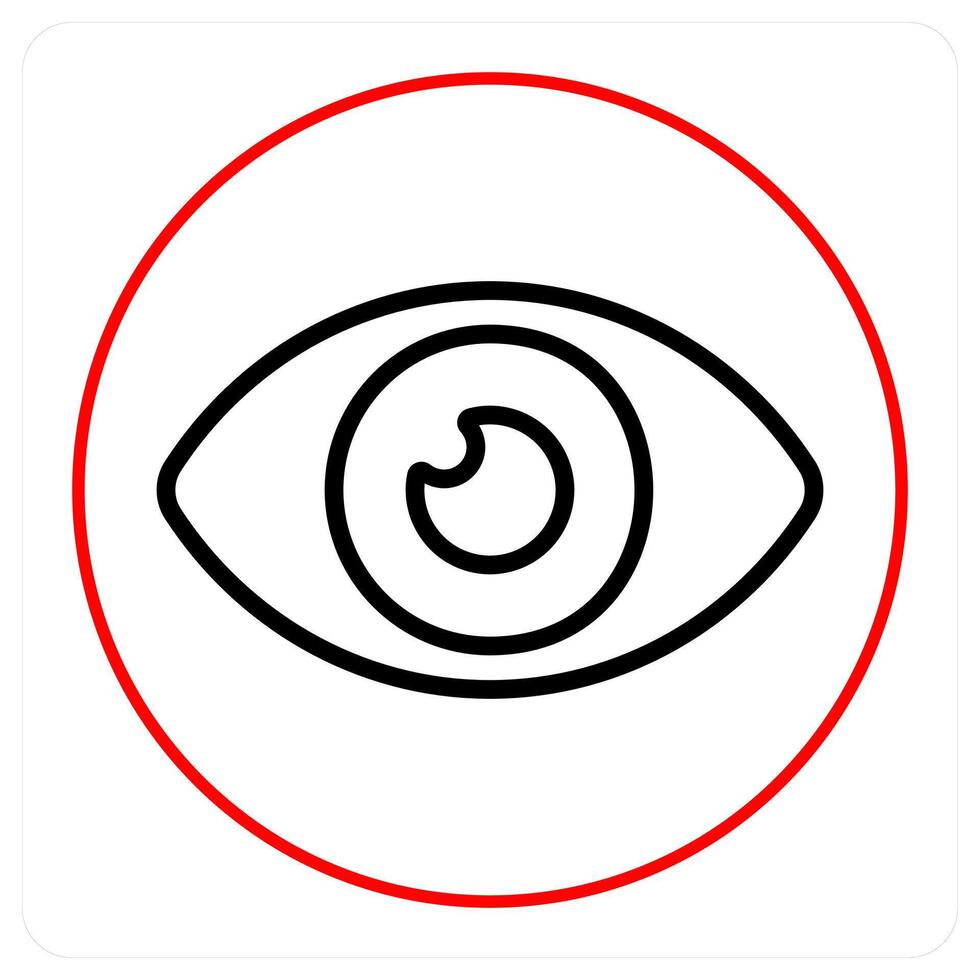 Vision and view icon concept vector