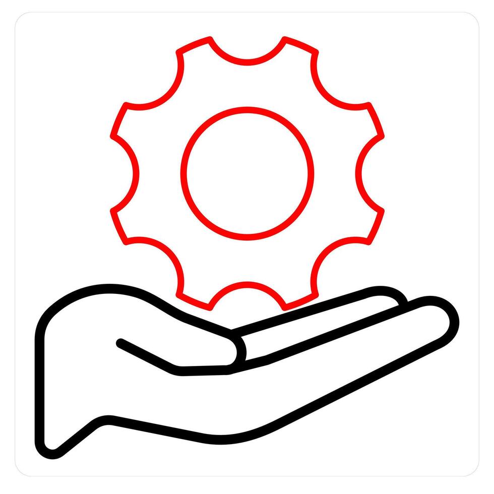Settings and gear icon concept vector