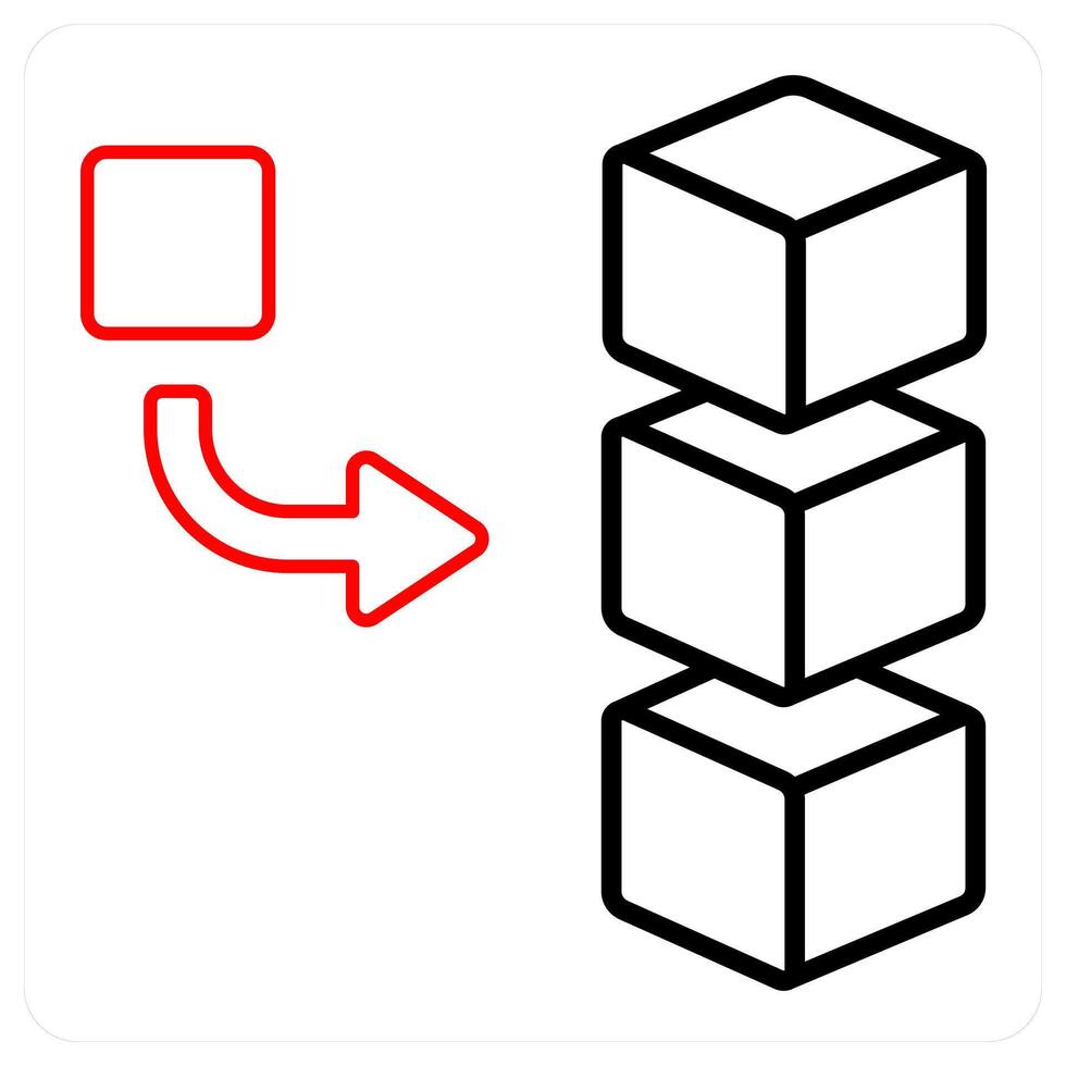Add Stack and data icon concept vector