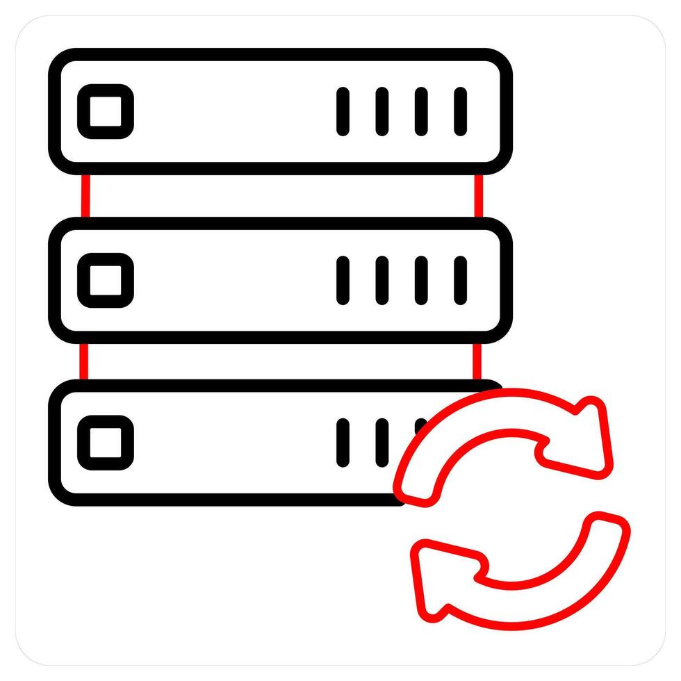 Drive Refresh and reload icon concept vector