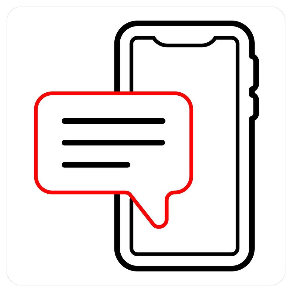 Chat and message icon concept vector