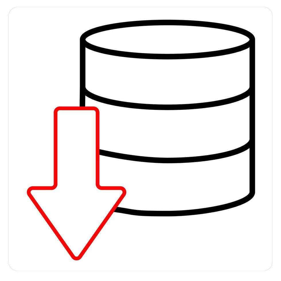Download Server and storage icon concept vector