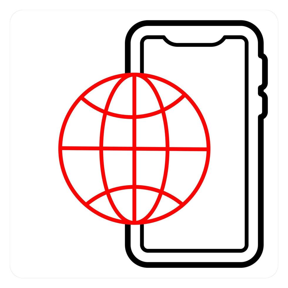 Digital Media and online media icon concept vector
