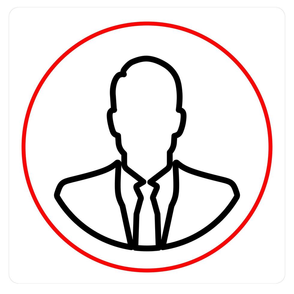 Business Man and administrator icon concept vector