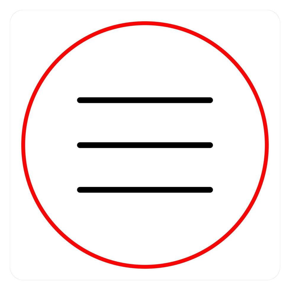 Menu Bar and menu icon concept vector