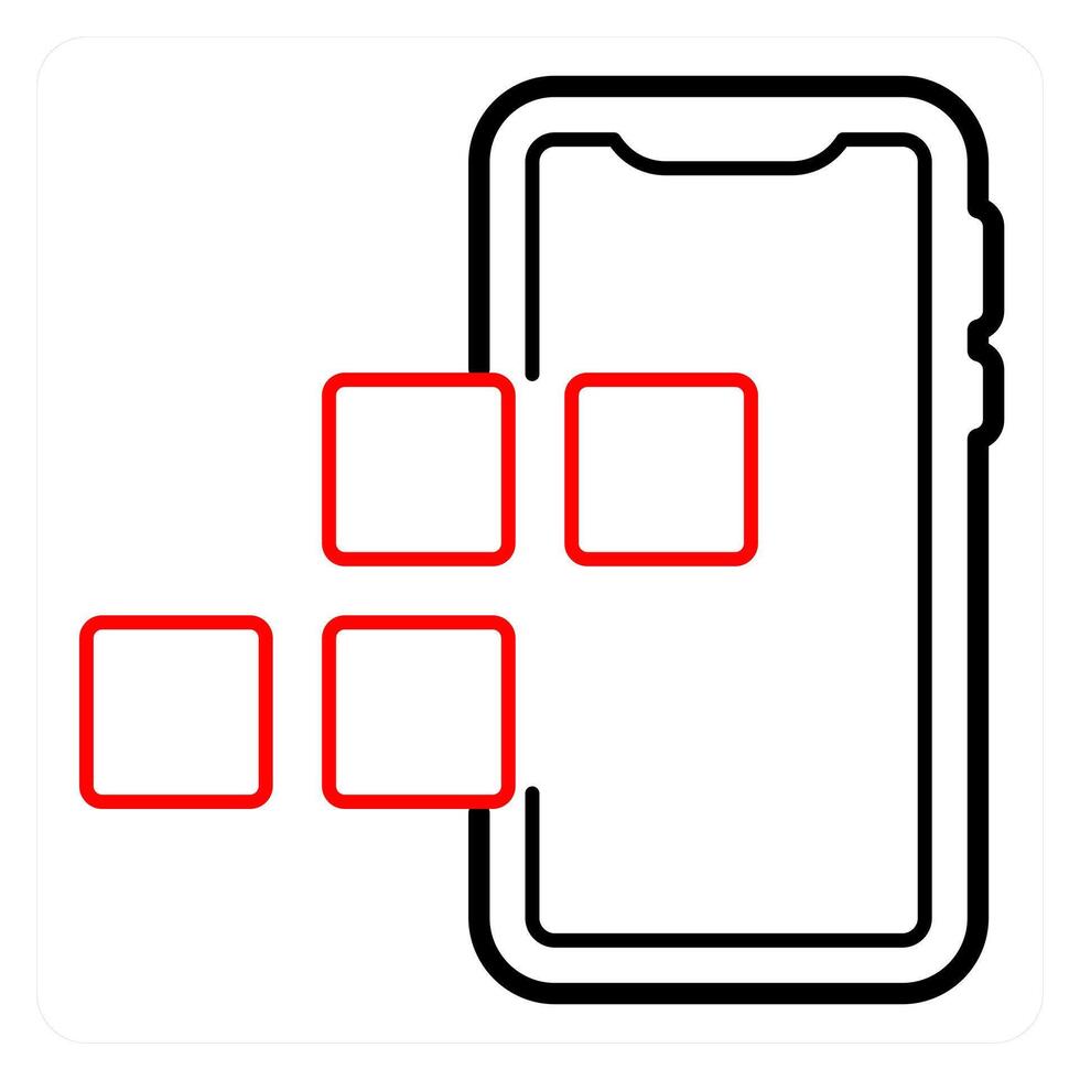 Mobile Apps and apps icon concept vector