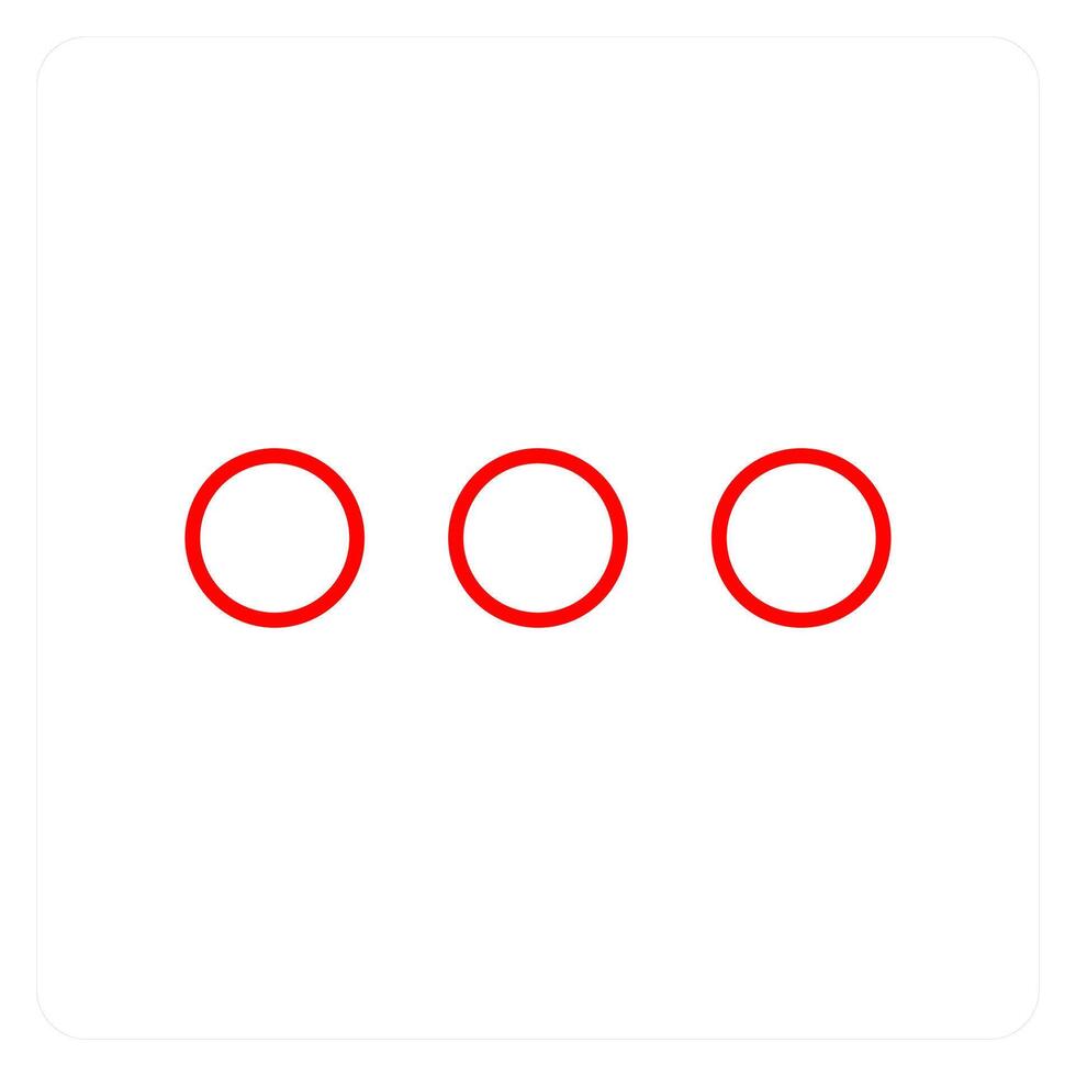 Dots and more icon concept vector