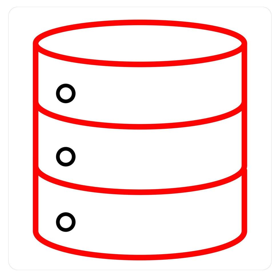 Database Server and server icon concept vector