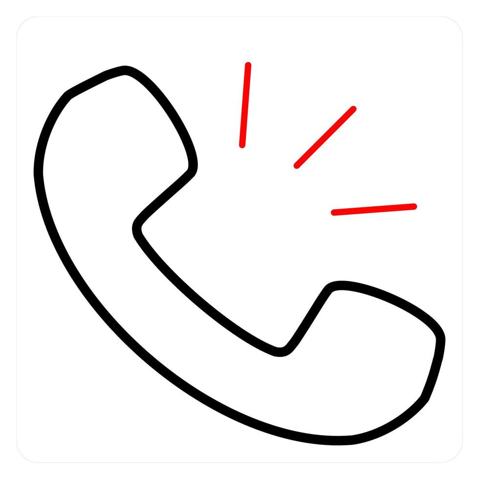 Calling and telephone icon concept vector